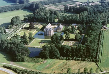 Vue aérienne du château